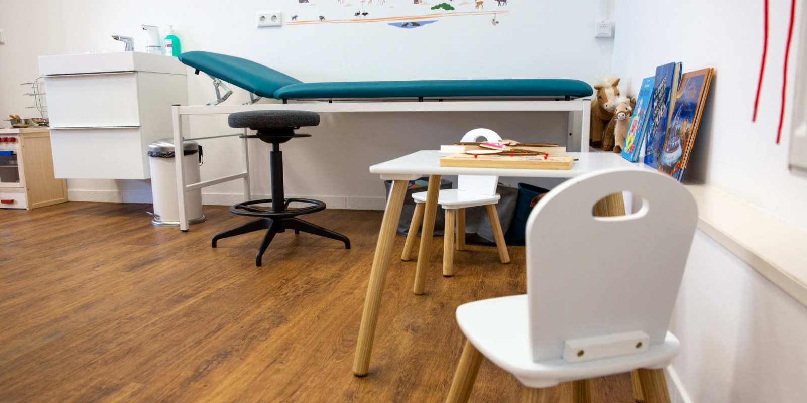 Foto: Spielerisch das Können zeigen in der Kinderarztpraxis